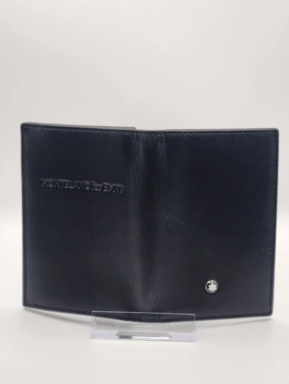 Montblanc For BMW Black Leather Business Card Holder